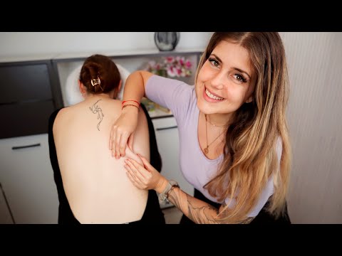 Real Person ASMR Massage | sanfte Rückenmassage zum Einschlafen (deutsch)