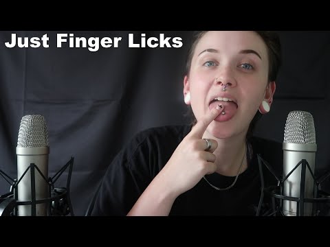 ASMR Just Finger Licks [Mouth Sounds]