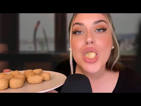 ASMR deutsch MUKBANG Chilly Cheese Nuggets [Crunchy, Cheesy Eating Sounds] Most popular Food ASMR 🧀
