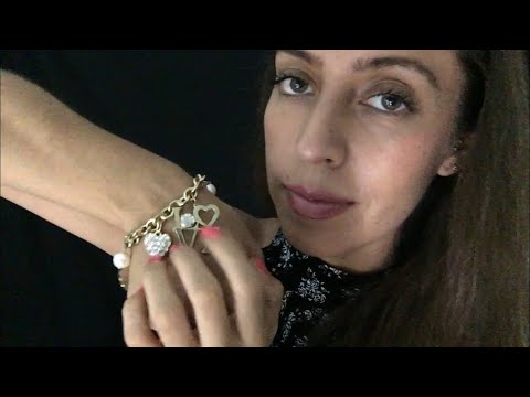 ASMR Jewelry Sounds and Palm Tracing