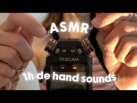 ASMR FR|| 1h de Hand Sounds & Mouvements 🙌