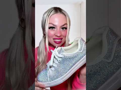 Serving Rich Baddie Covered In Crystals #dhgate #sponsored #wealth #rich #pov  #greenscreen #shoes