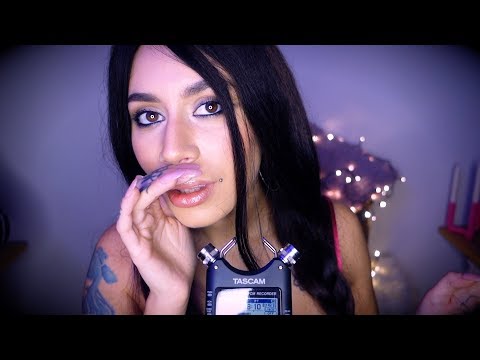 ASMR KISS SOUNDS & MOUTH SOUNDS TEST WITH TASCAM