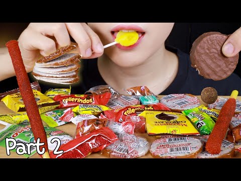 ASMR Mexican Candy | Part 2 | Eating Sounds Mukbang | MINEE EATS