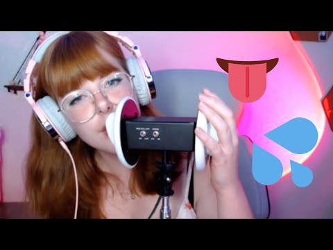 ASMR | Ear Licking, Kissing and Noms [1 HOUR]