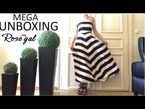 {ASMR} MEGA unboxing Rosegal * try-on haul