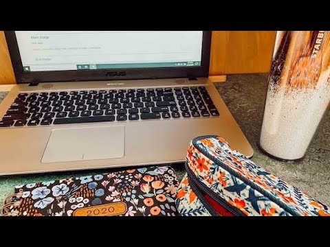 ASMR typing + writing in the library