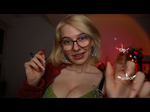 ASMR Tapping & Scratching On Your Face {personal attention, long nails, massage}