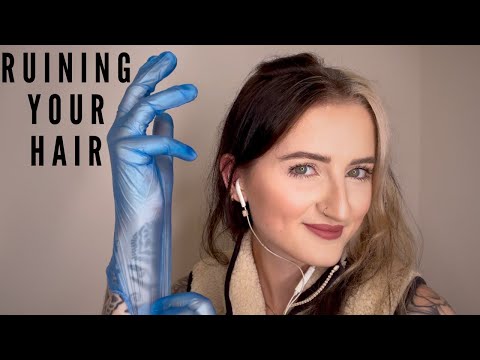 ASMR: RUINING YOUR HAIR | Forced Dye Job | Mean Hairdresser | Bully Barbershop Role-play | Woman