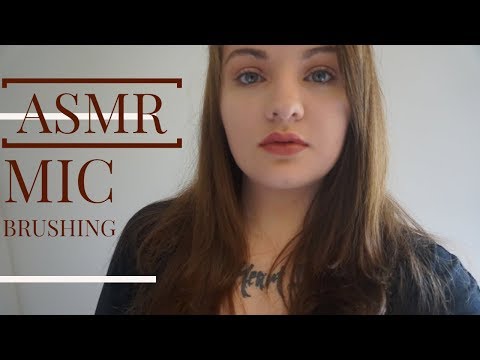 ASMR Mic Brushing/Tapping and finger tracing