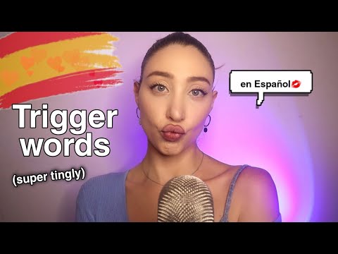 FAST trigger words en Español | Mouth sounds and inaudible ASMR