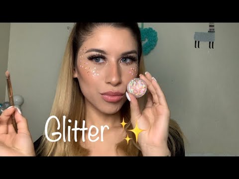 ASMR Putting Glitter on you 💖 Makeup Artist  Roleplay  ✨