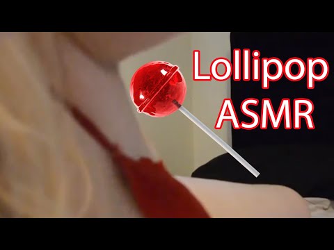 ASMR Lollipop Love Sticky Lollipop Kisses and Sucking