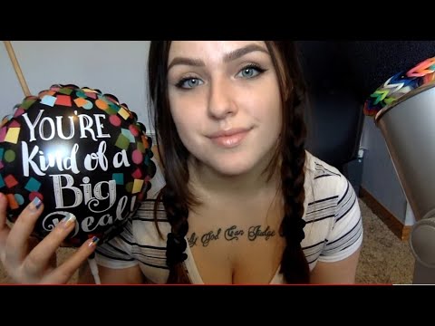 ASMR- What I Got For My Bday! Tapping & Scratching