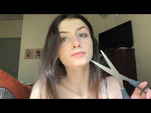 ASMR- 5 minute haircut roleplay ✂️