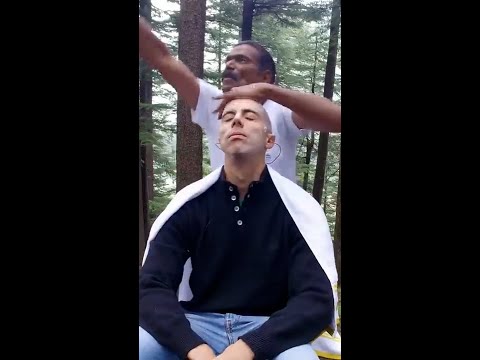 💛 RELAX BABA 💛 #asmr  #cosmicbarber #worldsgreatestheadmassage  #headmassage  #shavedhead
