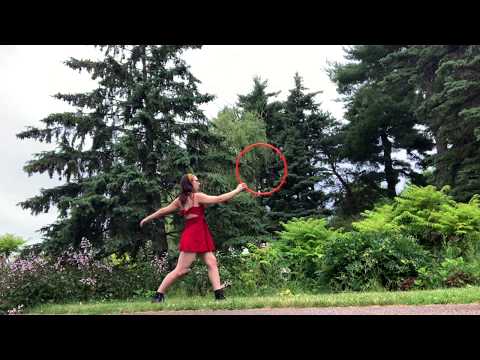 ASMR Unique Hula Hoop Dance with Soft Ambient Music & Nature Sounds ~ Hypnotizing Visual Trigger⭕️