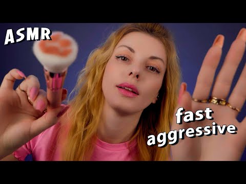 ASMR Super Tingly Brain Relaxation in 5 Minutes Fast Aggressive ASMR
