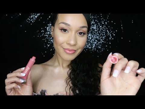 ASMR Lipstick Shop Roleplay Lipstick/Gloss Try on & Swatches W/ Layered Sounds (Personal Attention)