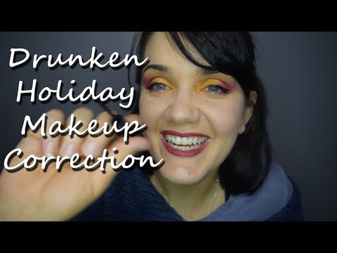ASMR Drunken Makeup During Awkward Family Holiday Party