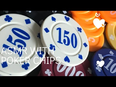 ASMR PLAYING WITH POKER CHIPS (No talking)