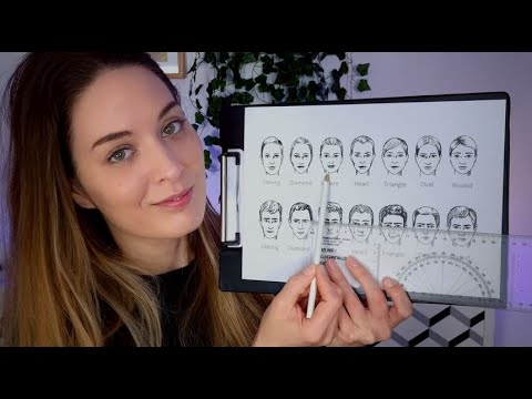 ASMR | Face clinic | Making you a new face (Scanning your face | Measuring your face)