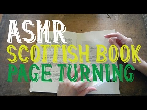 ASMR Scottish Book Page Turning - Different Page Types - No Talking