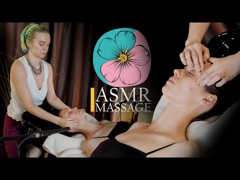 ASMR Barber Procedure | Relaxing head massage with hair washing by Helen