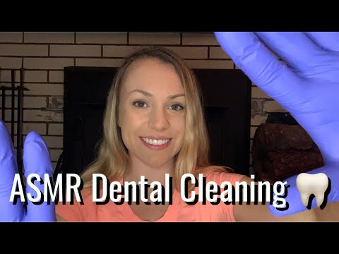 DENTAL ROLEPLAY ASMR 🦷 Dental Cleaning 🪥 Latex Glove sounds | Dental Hygienist Teeth Scraping