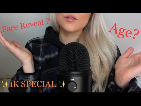 ASMR - Q&A - Face Reveal, Age, Nationality and More ✨