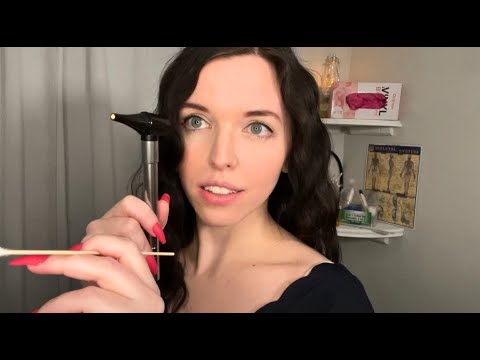 ASMR Heavy Ear Cleaning & Otoscope Exam for Your Pain | Roleplay for Sleep