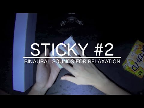 [音フェチ]いろんなものをペタペタする２[ASMR]Binaural Sticky Sounds 2[JAPAN]