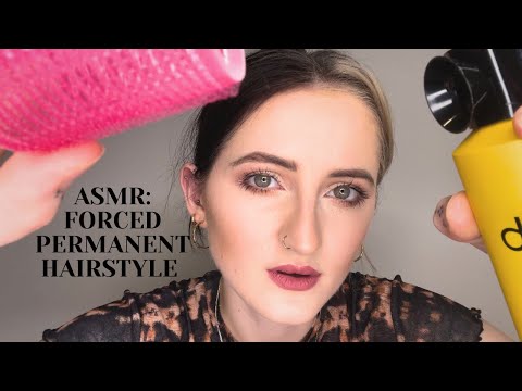 ASMR: FORCED EMASCULATING SISSY HAIRSTYLE | Permanent Perm | Feminine, Humiliating, Mean Barber