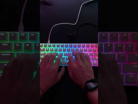 ASMR unboxing a new gaming mouse and keyboard #asmr #unboxing #relaxing #gaming