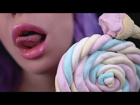 ASMR ❤️ MUKBANG 먹방 👅💦💦 Eating Marshmallow 🍭 4k