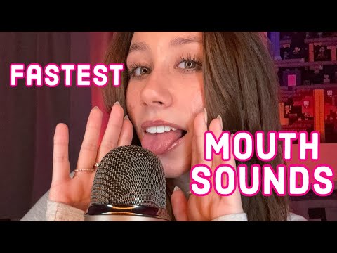 ASMR | super FAST mouth sounds !!!