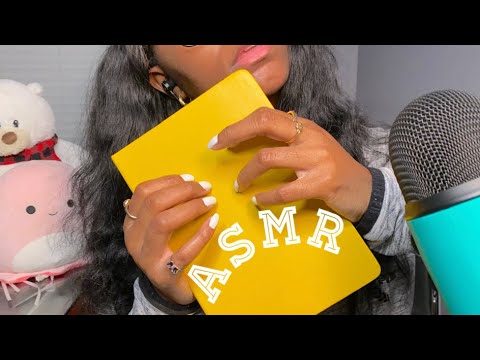 ✨ASMR ✨NATURAL NAIL 💅TAPPING & CLACKING (Soothing Whispers, Mouth Sounds & Scratching)