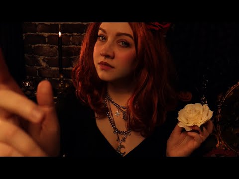 ASMR / Gentle Witch Cures your Insomnia (Personal attention, Scalpmassage,Writing sounds, etc)