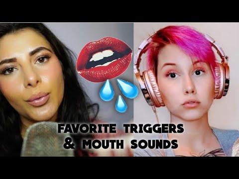 ASMR | Favorite triggers & mouth sounds ft Lily Whispers ASMR 💞