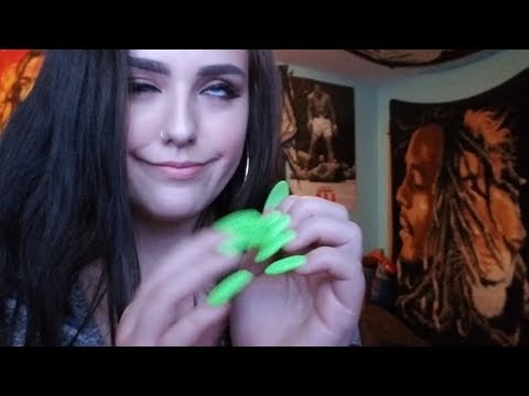 ASMR- Tapping On My Earrings & Nails W/ Shirt Scratching