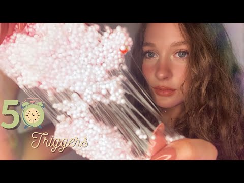 ASMR | 50 Triggers in 50 Minutes ⏱