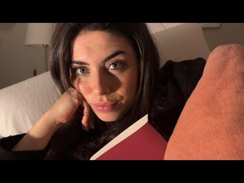 4K ASMR: READING YOU A STORY UNTIL I FALL ASLEEP (in bed) 📖💤 ITA