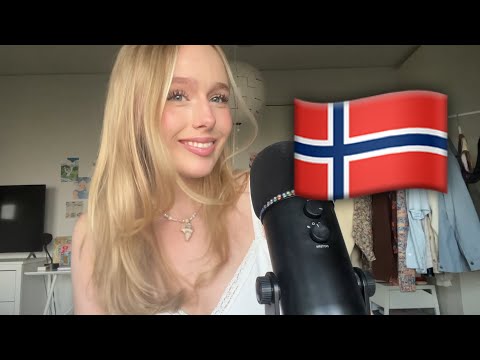 ASMR in norwegian 🇳🇴 teaching you norwegian pt. 3