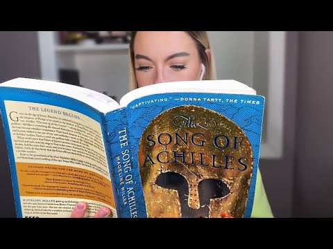 ASMR | the song of achilles review & semi inaudible reading