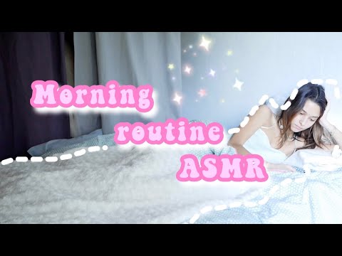 ASMR FRANÇAIS - Ma morning routine (voix-off très proche du micro)