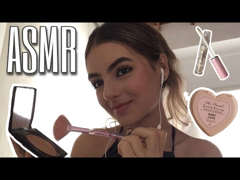 ASMR// Doing your makeup in Spanish 💄