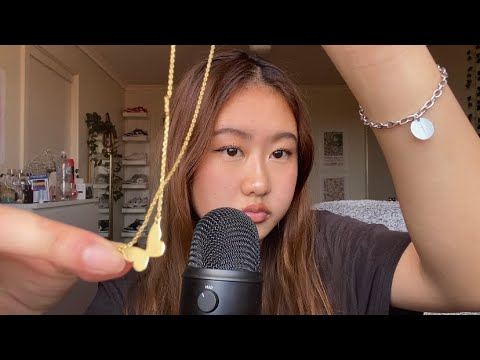 ASMR jewellery triggers + MOUTH sounds and MIC scratching