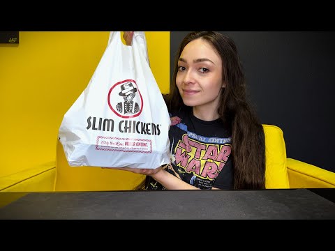 ASMR Eating Slim Chickens Slims Meal While Whispering You Into a Relaxing Sleep
