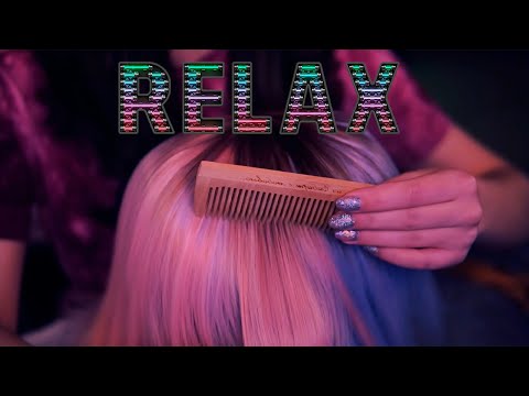 ASMR I Stroke your Head, Play with your Hair and Comb 💎 Very Close Sound, No Talking