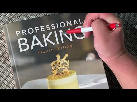 ASMR - Baking Textbook Tapping, Scratching, Tracing and Page Turning Sounds (No Talking)